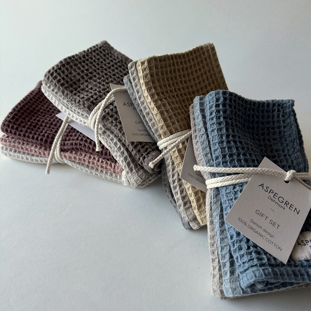 Knitted Dishcloth Set | Pepper