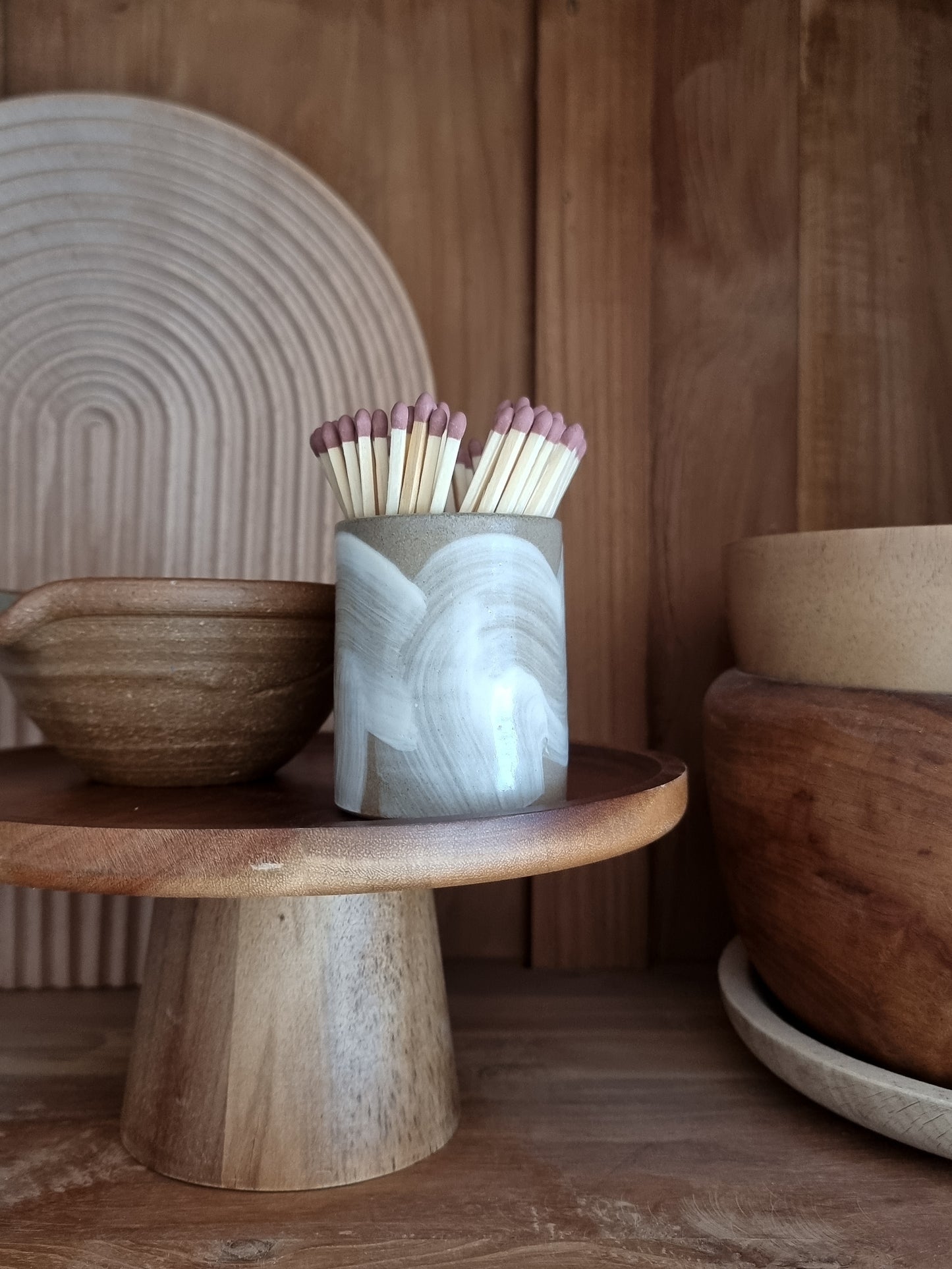 Brushstroke Match Pot