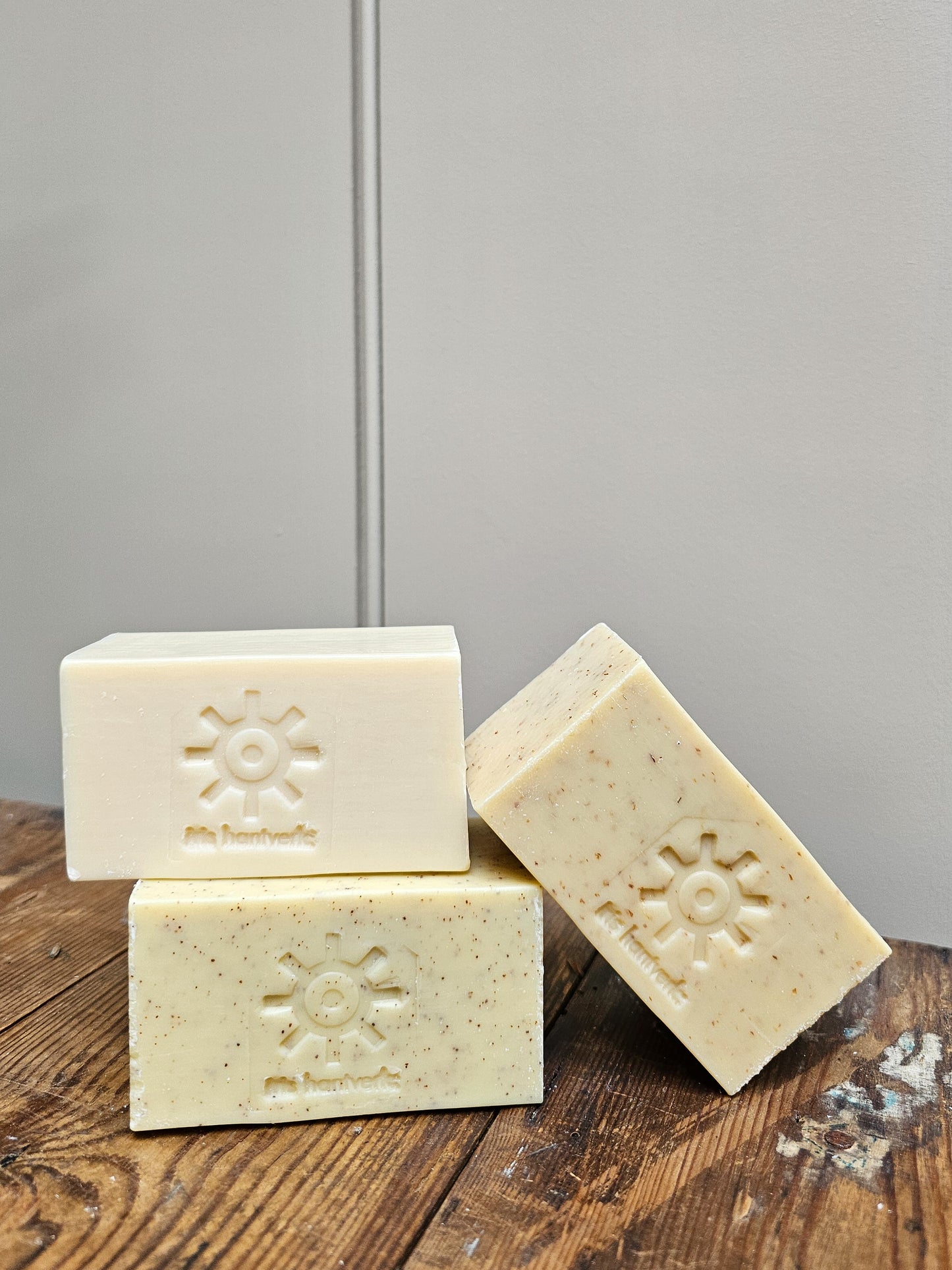 Carrot, Almond, Apricot Scrub Soap Set