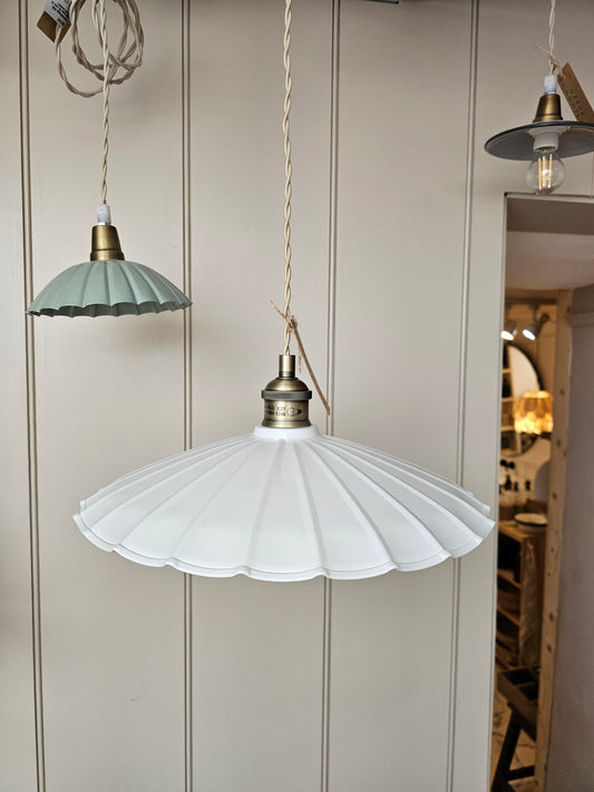 Wanstrow Pendant Lamp | Chalk