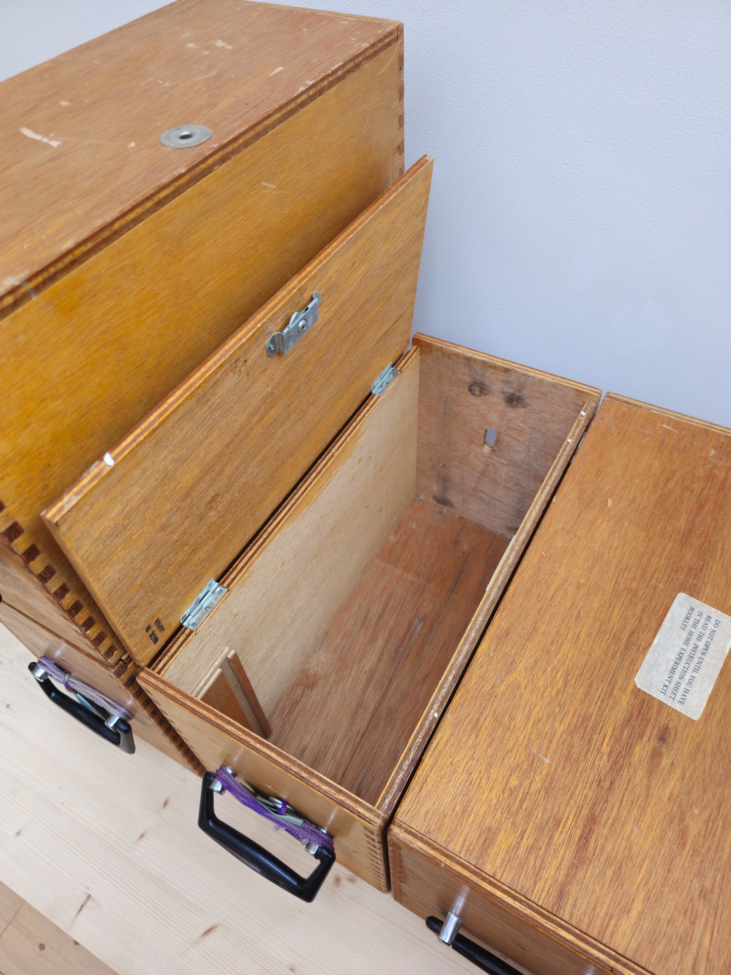 Vintage Japanese Microscope Ply Box