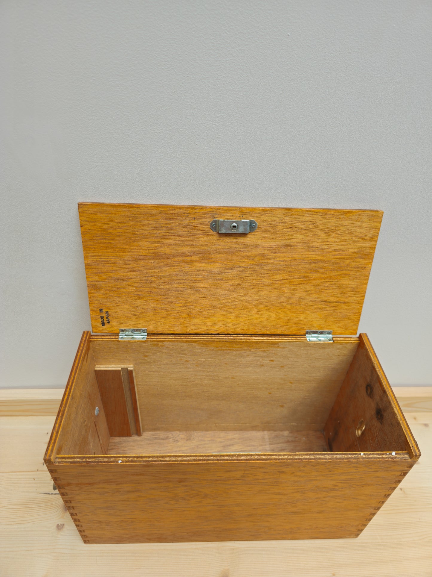 Vintage Japanese Microscope Ply Box