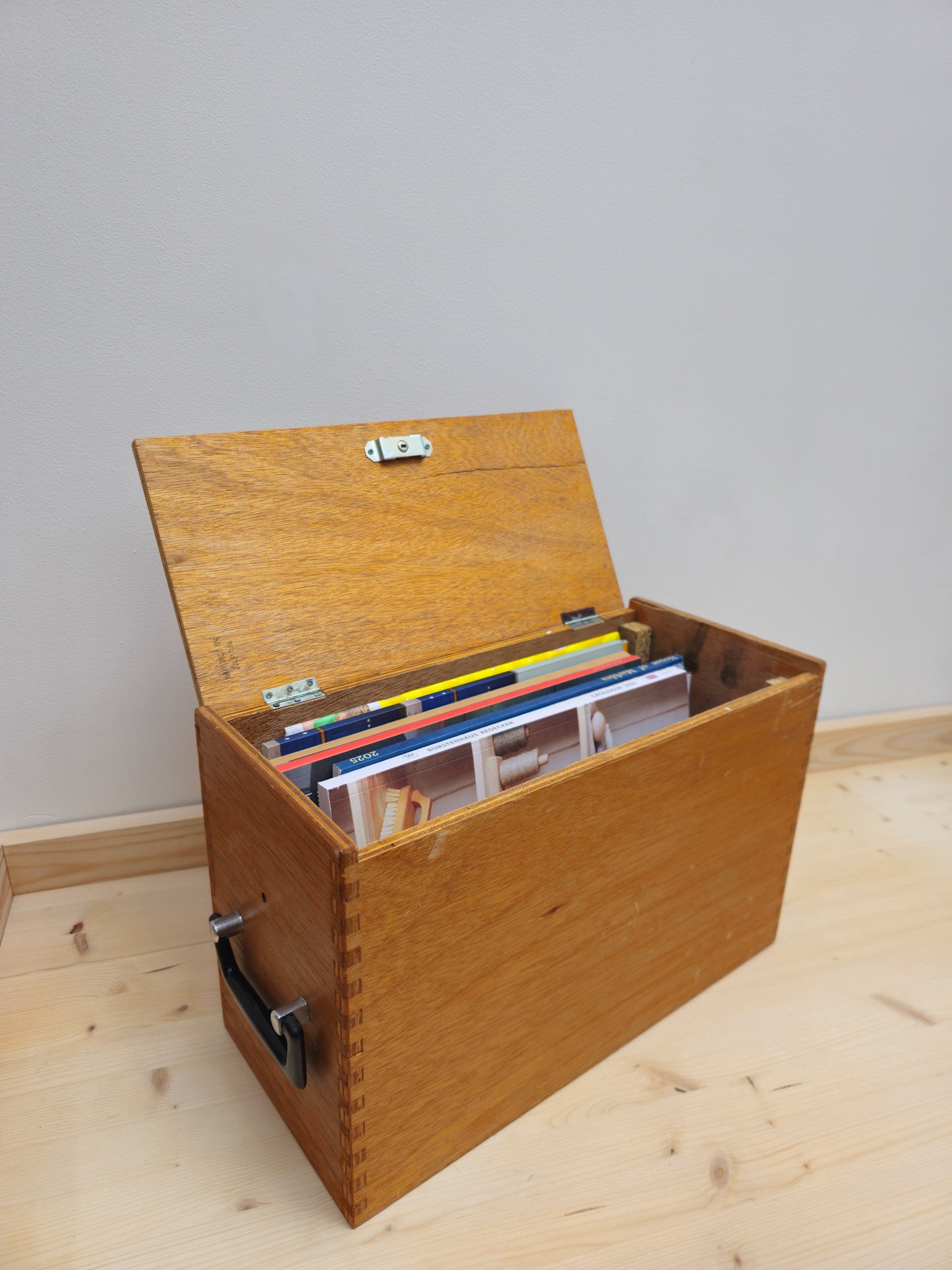 Vintage Japanese Microscope Ply Box