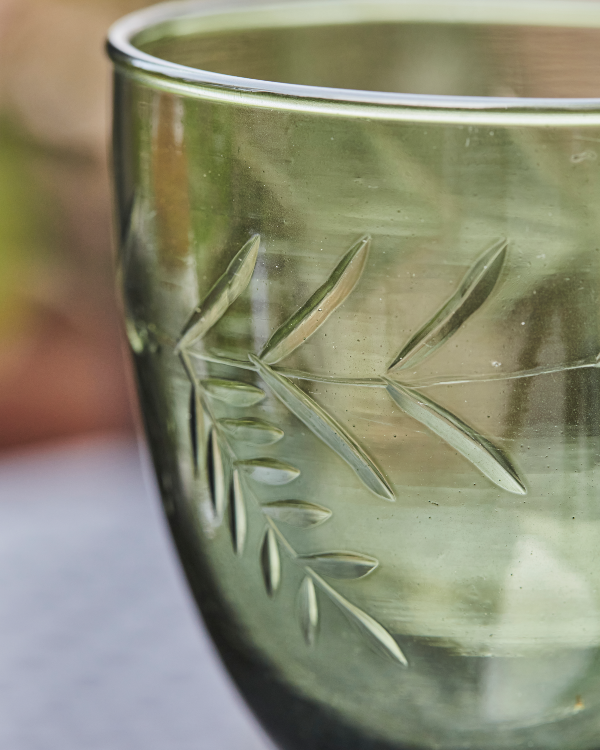 Crys Wine Glass | Vintage Green