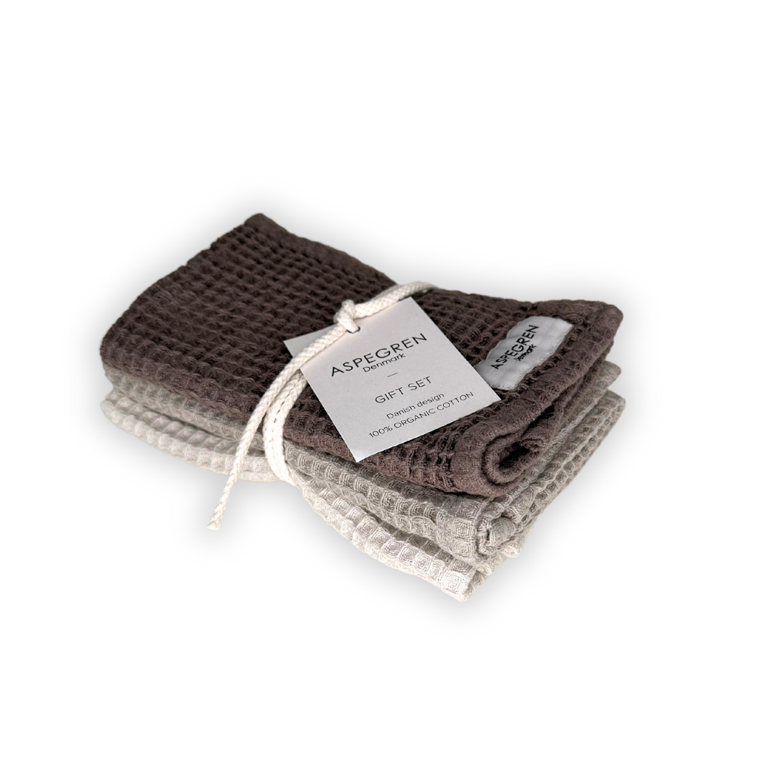 Knitted Dishcloth Set | Pepper