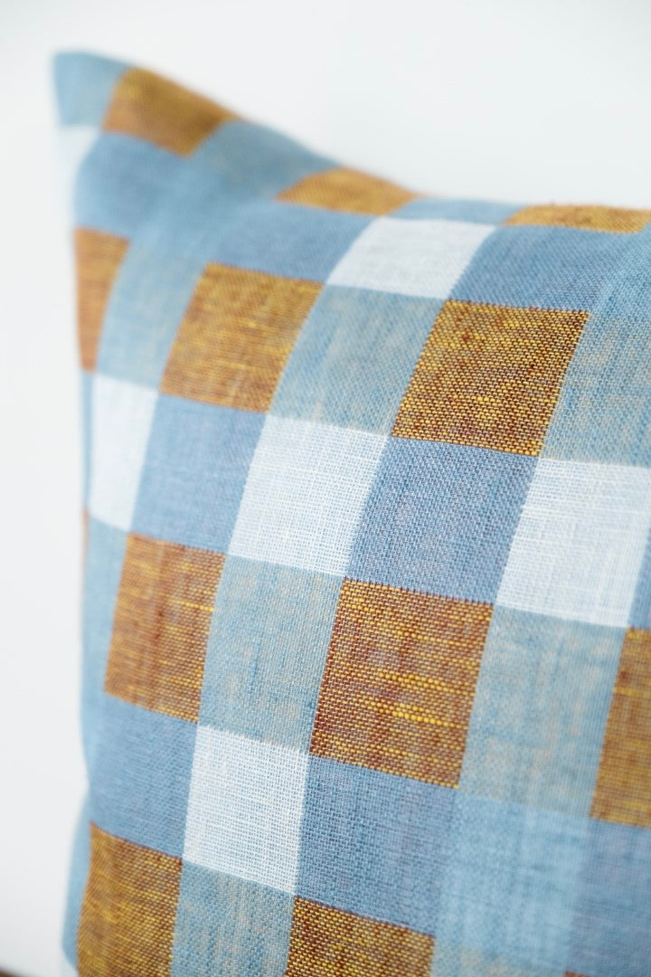 Rutan Woven Linen Cushion | Rectangle