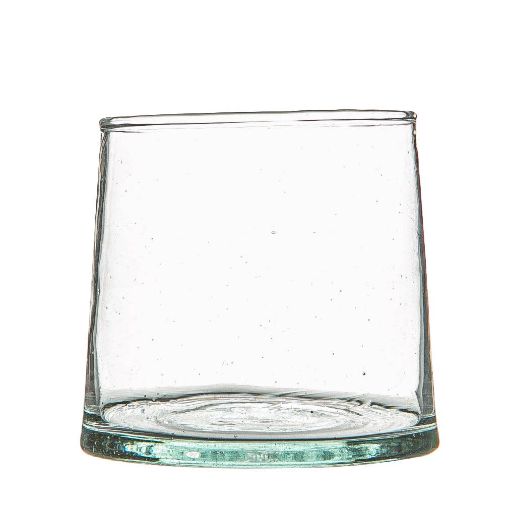 Meknes Hand-Blown Recycled Glass Tumblers