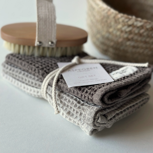 Knitted Dishcloth Set | Pepper