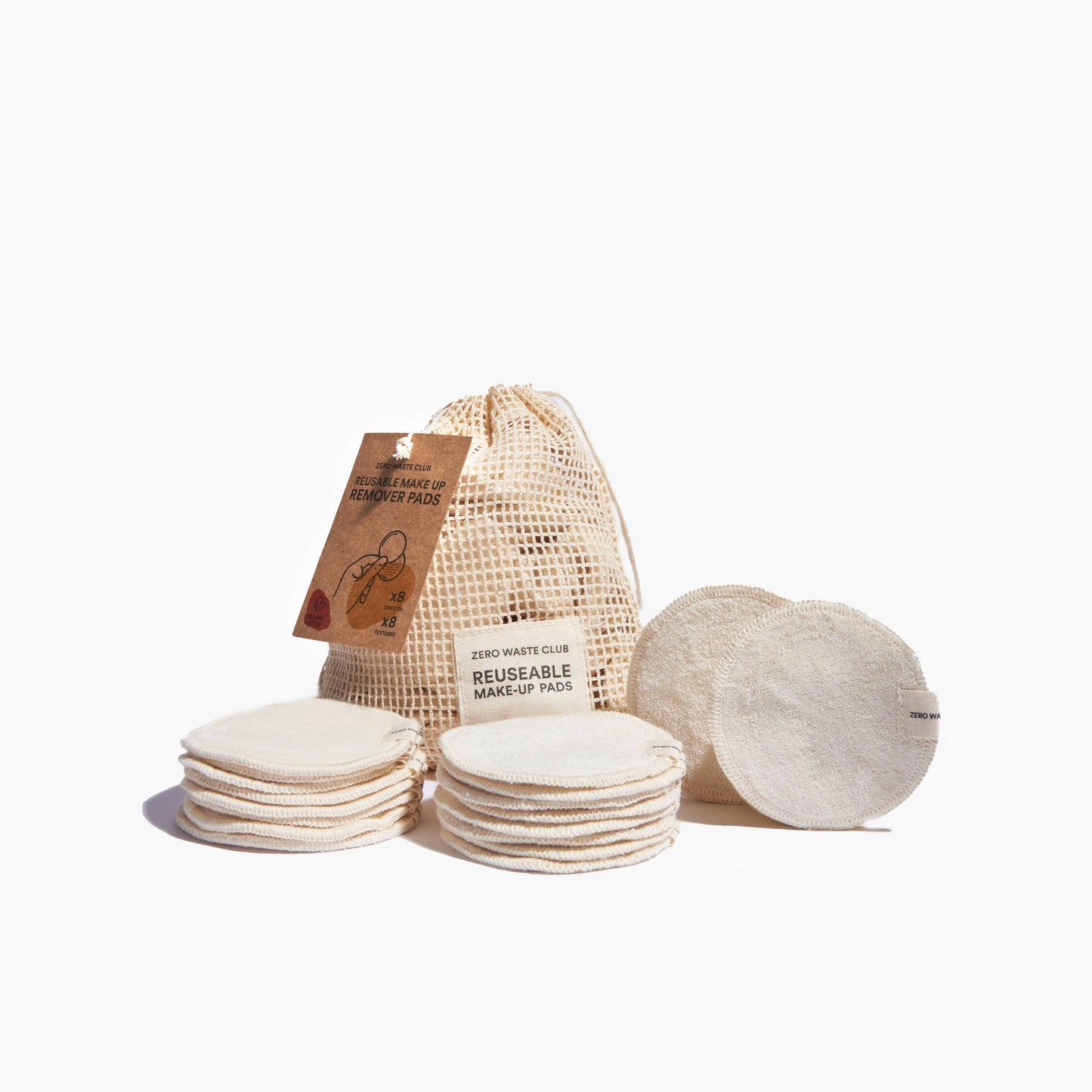 Organic Reusable Cotton Face Pads