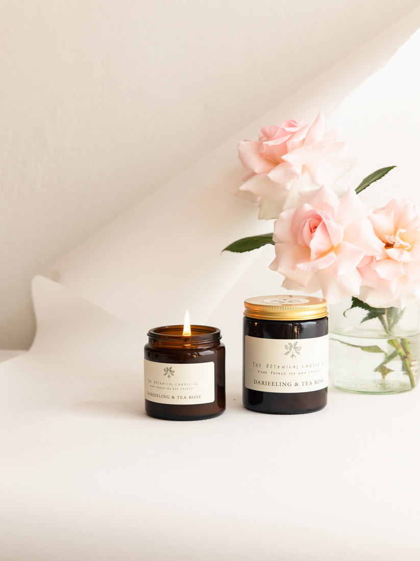 Darjeeling & Tea Rose | Soy Scented Candle