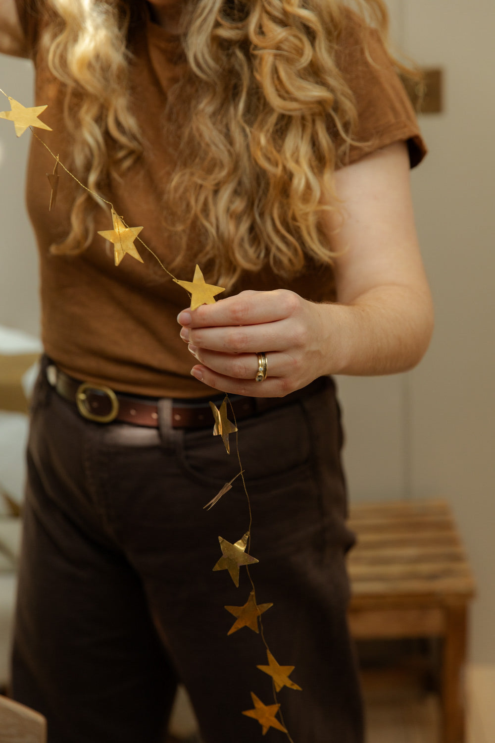 Antique Stars Garland