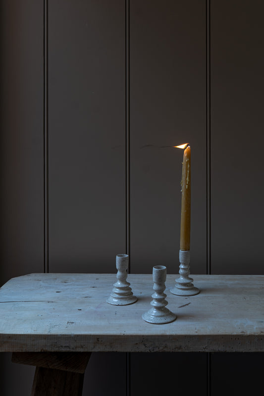 Cornish Quartz Candle Holder
