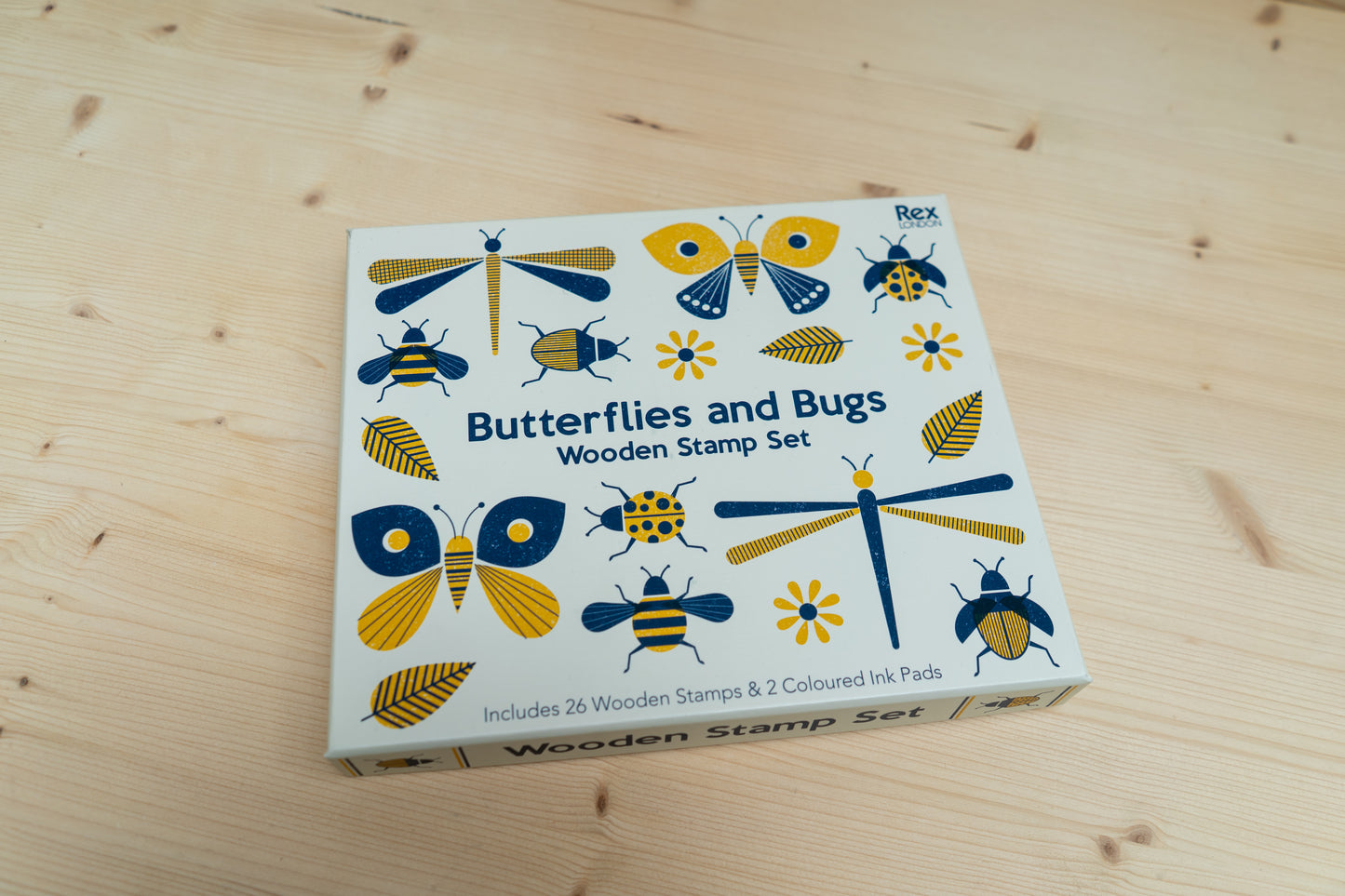 Wooden Stamp Set | Butterflies & Bugs