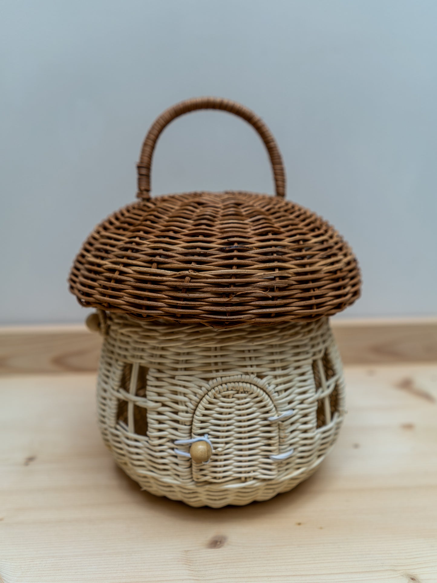 Rattan Mushroom Basket