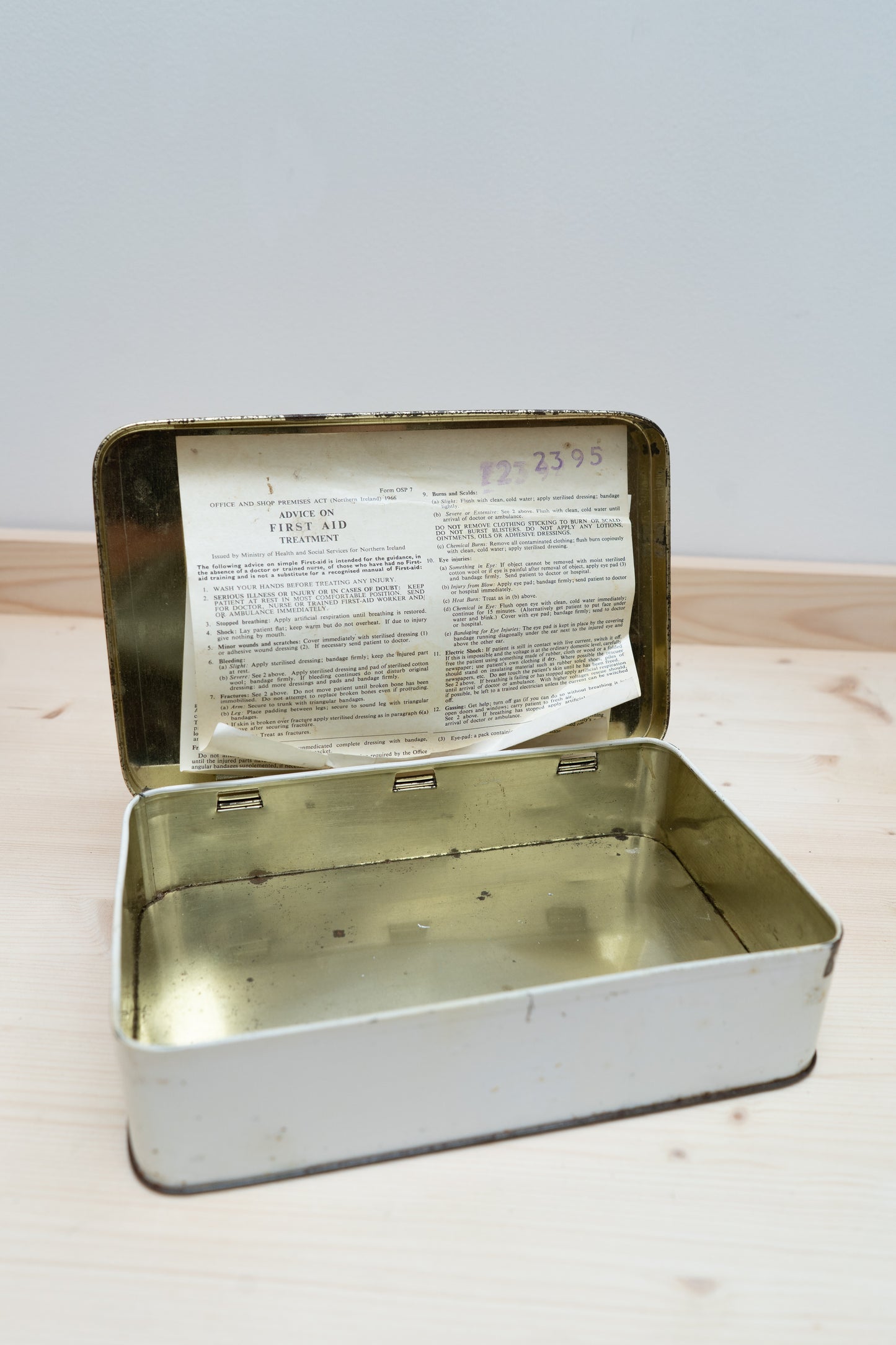 Vintage First Aid Tin