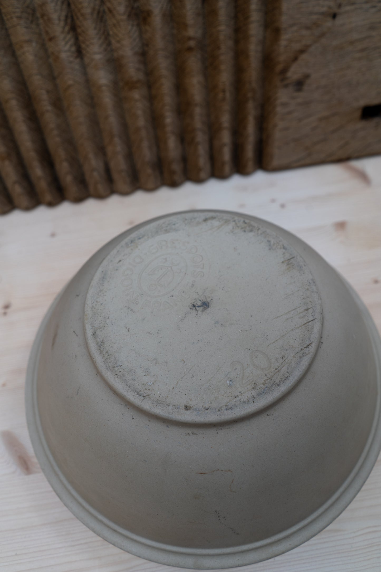 Vintage French Dairy Bowl