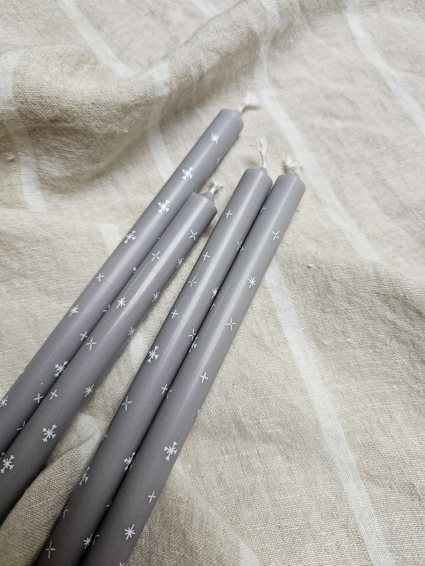 Taper Candle | Snowflake
