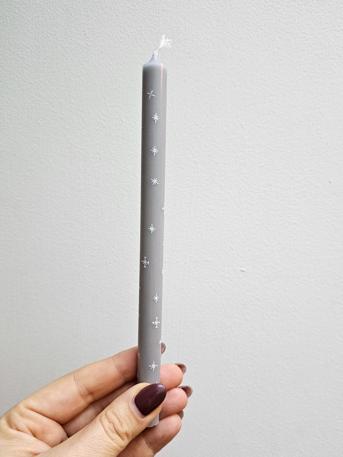 Taper Candle | Snowflake