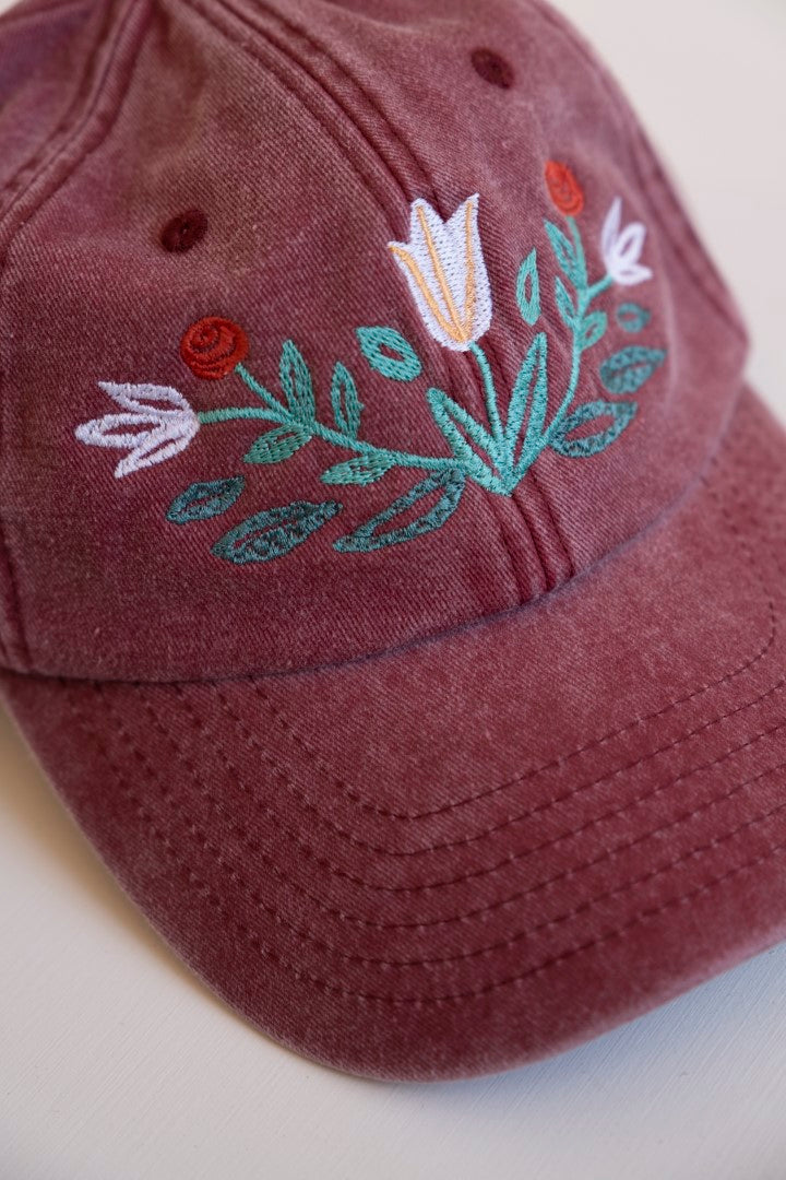 Kurbits Cap | Washed Red Denim