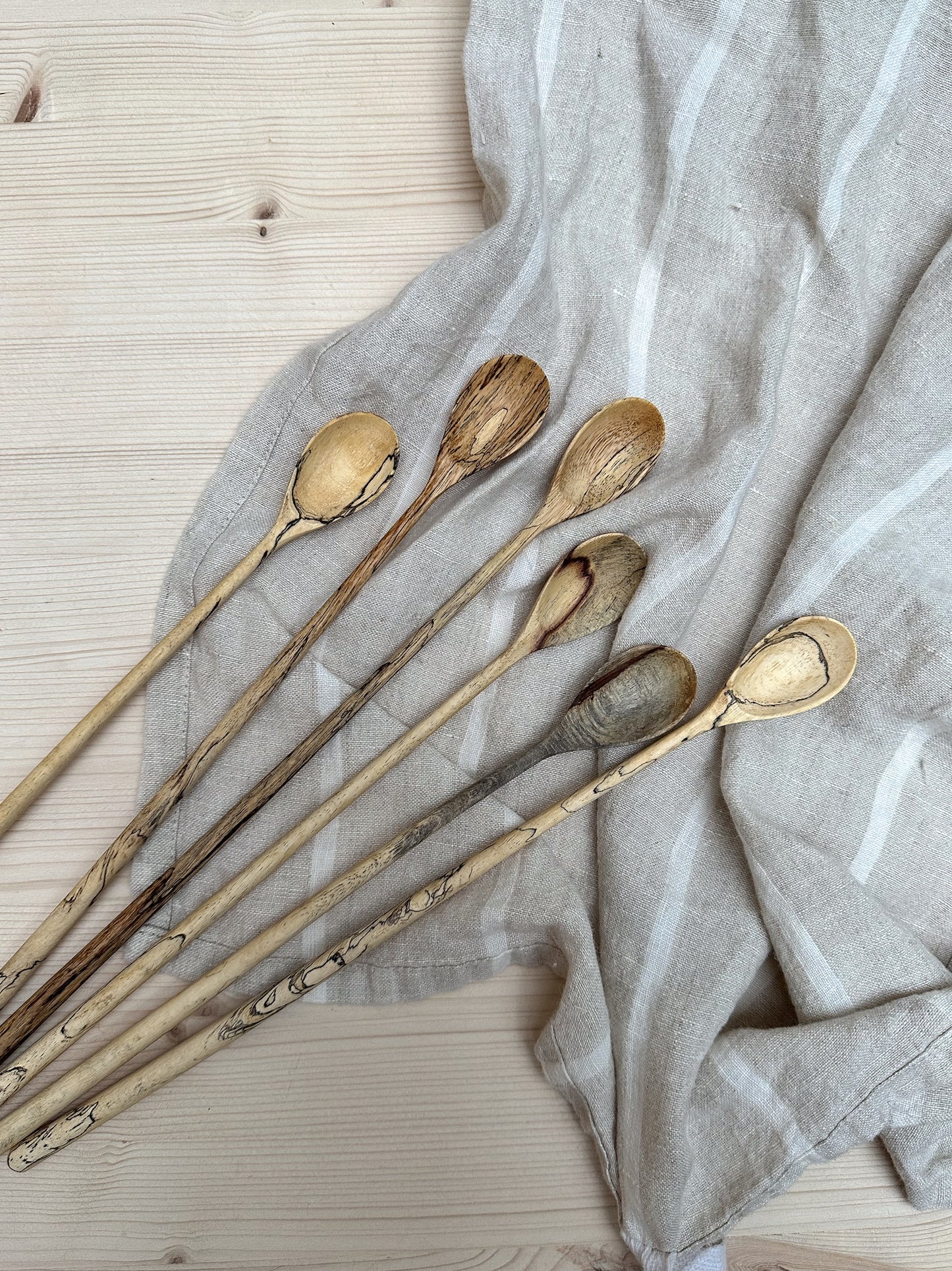 Lemon Wood Long Spoon