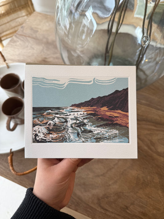 Washing the Groynes Card