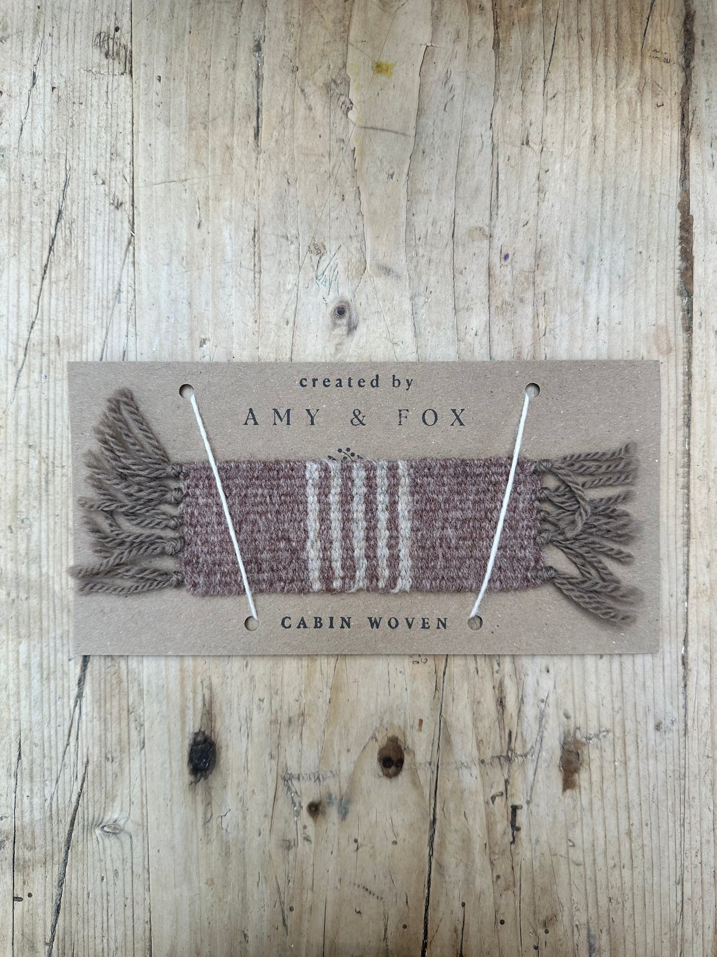 Hand Woven Wool Bookmark