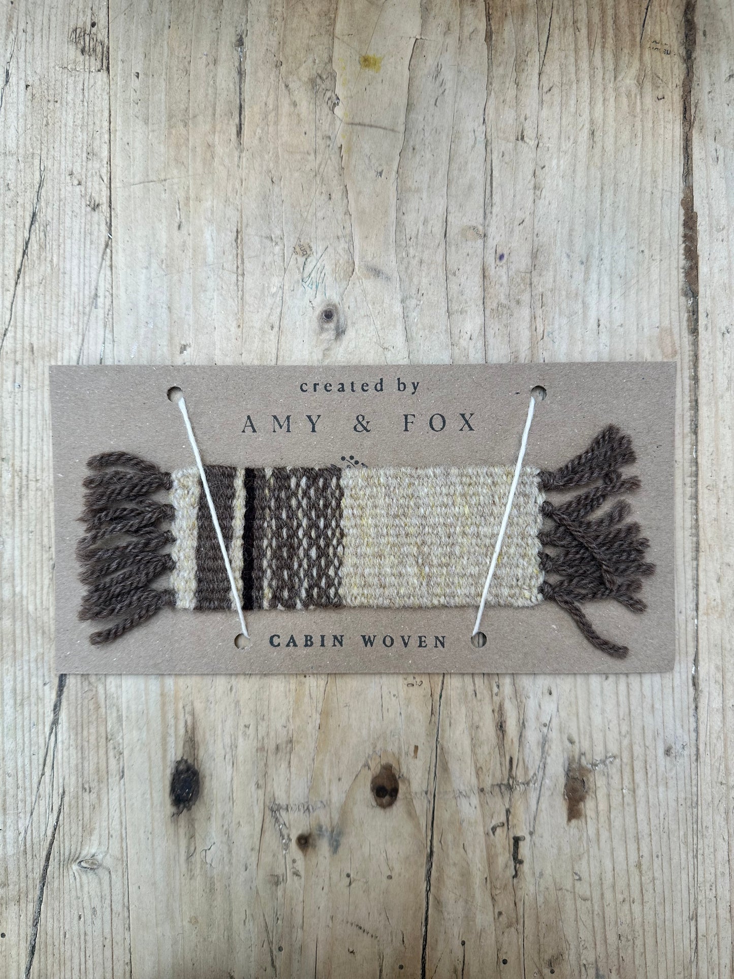 Hand Woven Wool Bookmark
