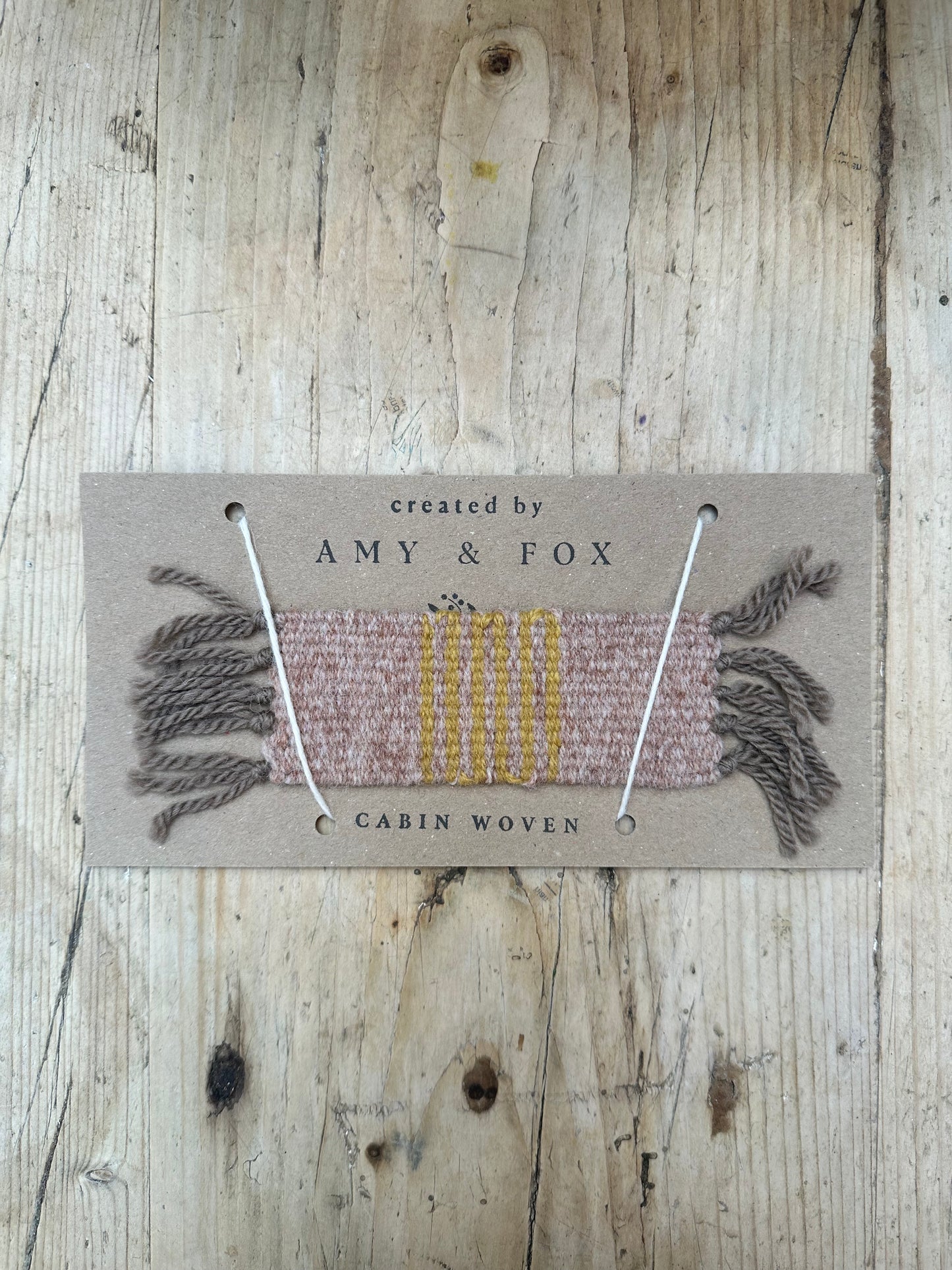 Hand Woven Wool Bookmark