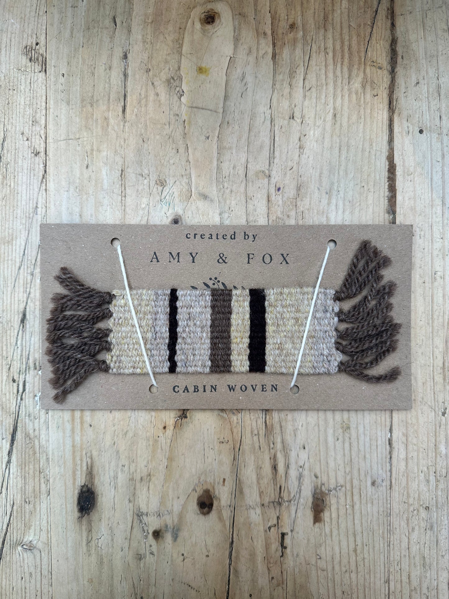 Hand Woven Wool Bookmark