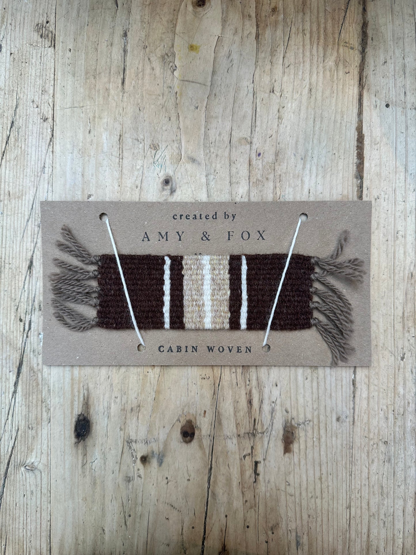 Hand Woven Wool Bookmark