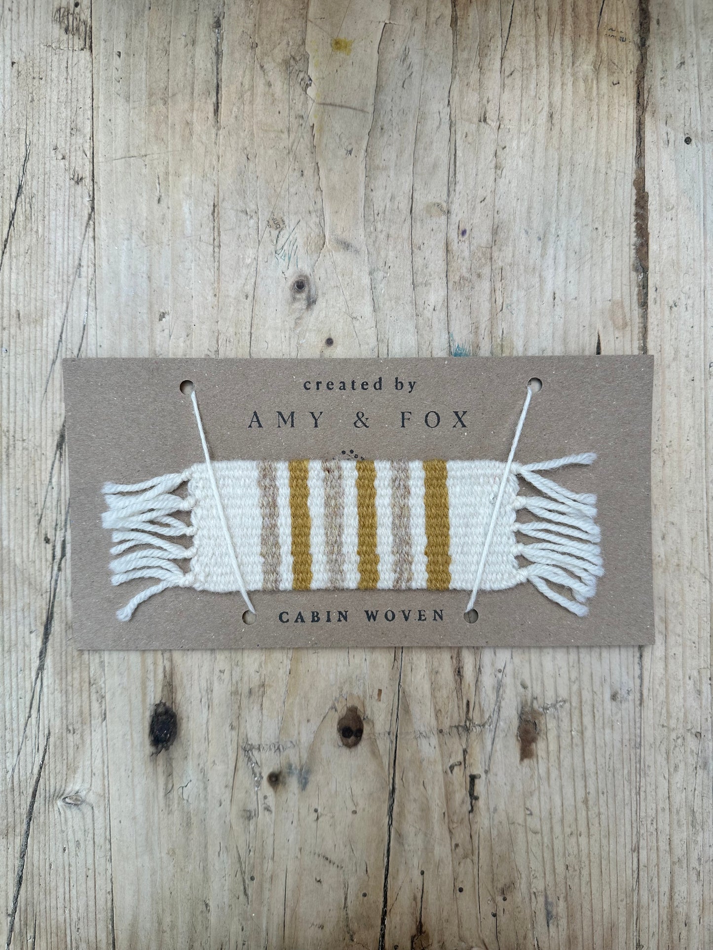 Hand Woven Wool Bookmark