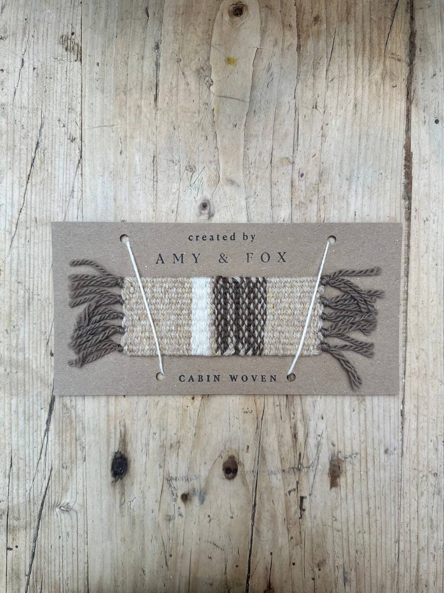 Hand Woven Wool Bookmark