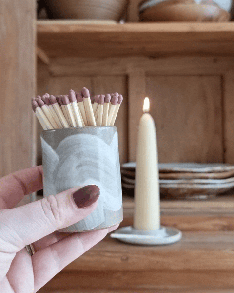 Brushstroke Match Pot