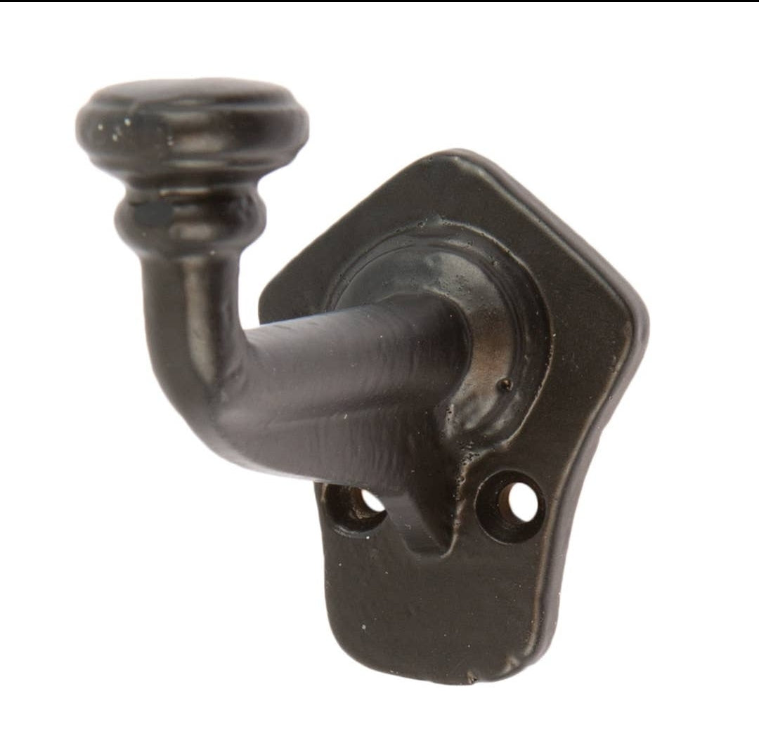 Flat Top Larder Hook | Black