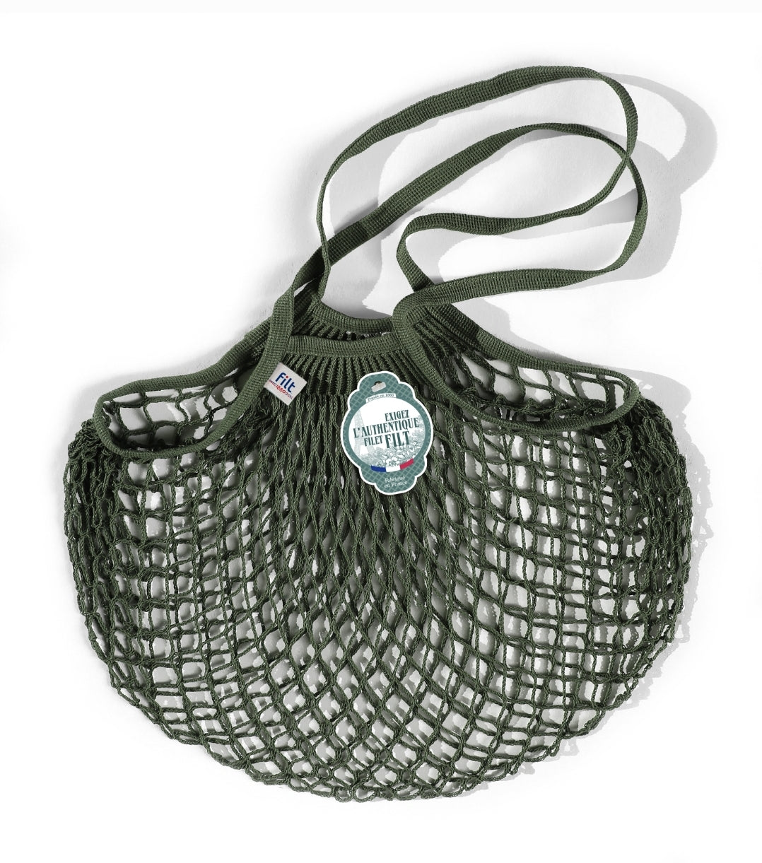 French String Market Bag | Khaki