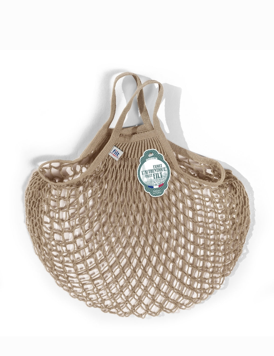 French String Market Bag | Beige