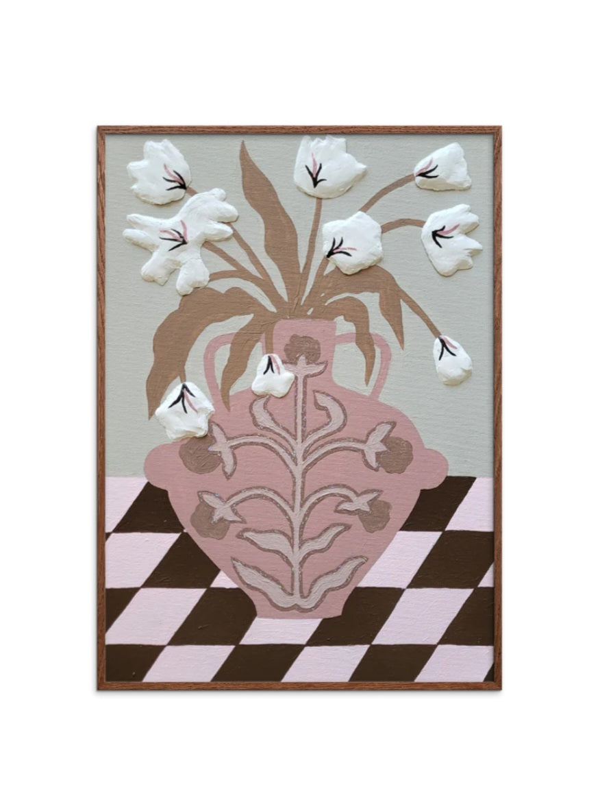 Lou Flowers Poster