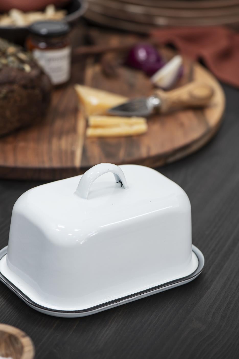 Enamel Butter Box