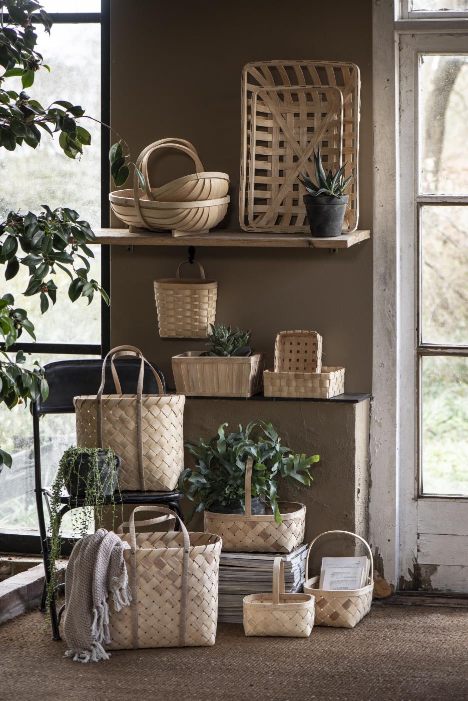 Wood Chip Basket