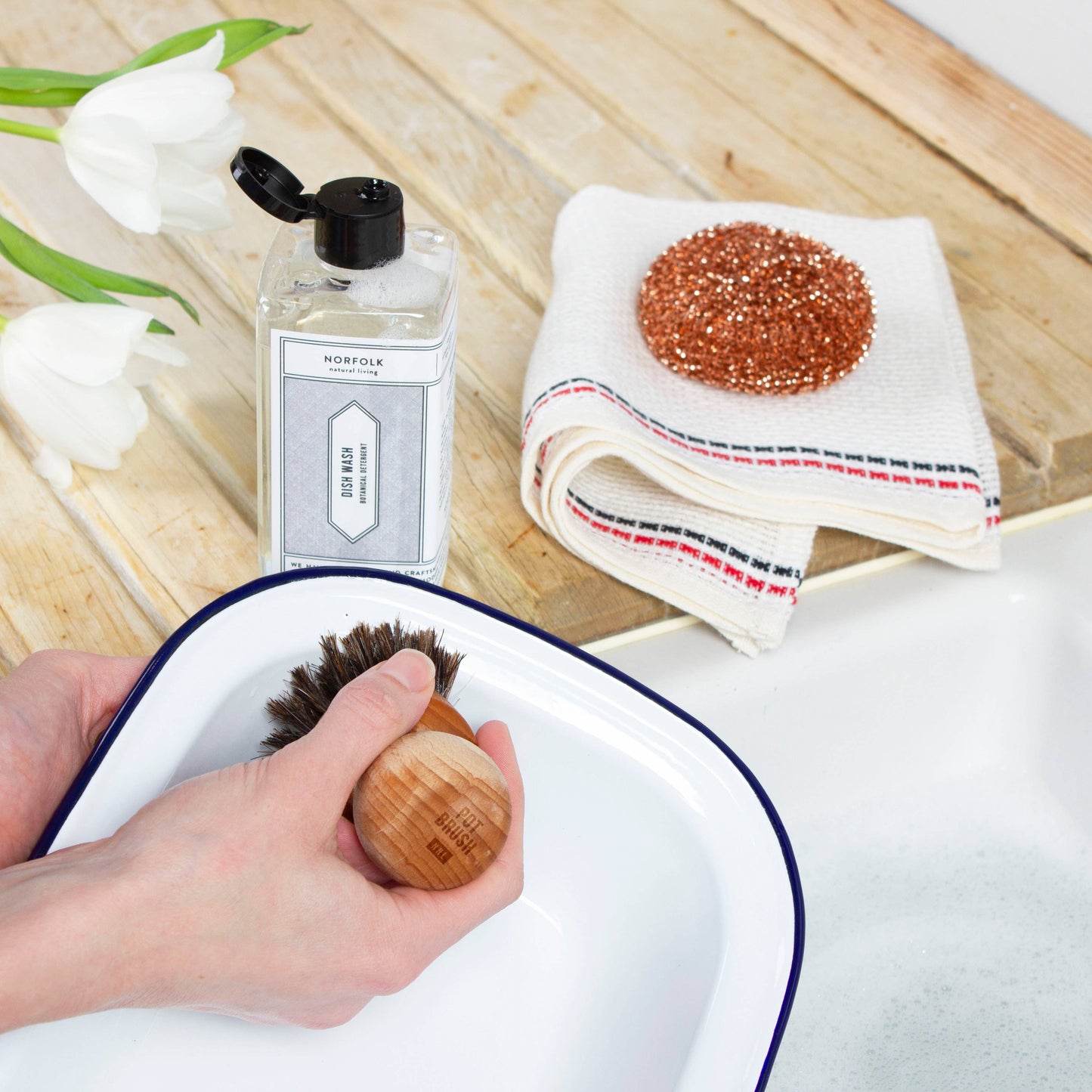 Copper Scouring Pad Set