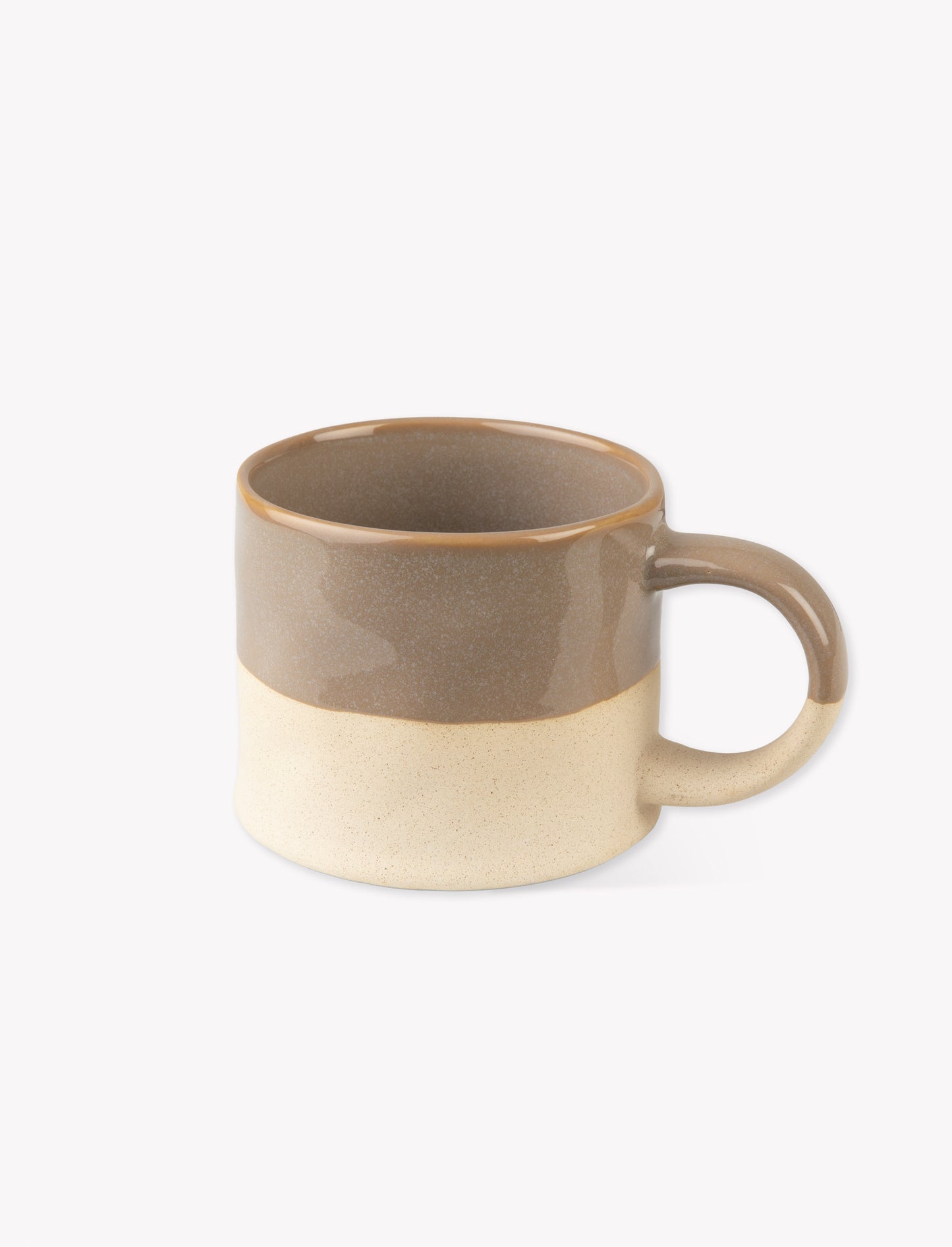 Half Glazed Mug | Truffle