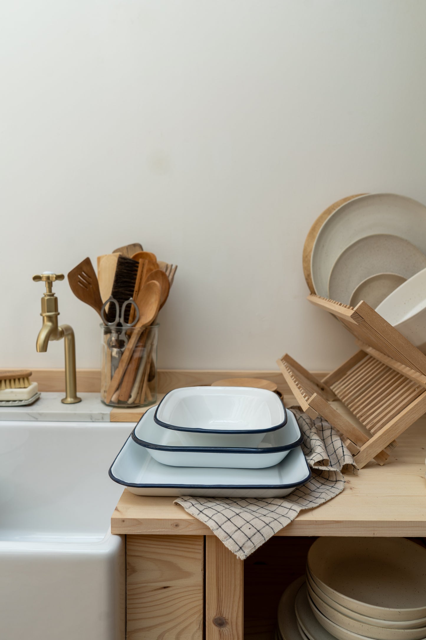 Classic Enamel Baking Tray | Square