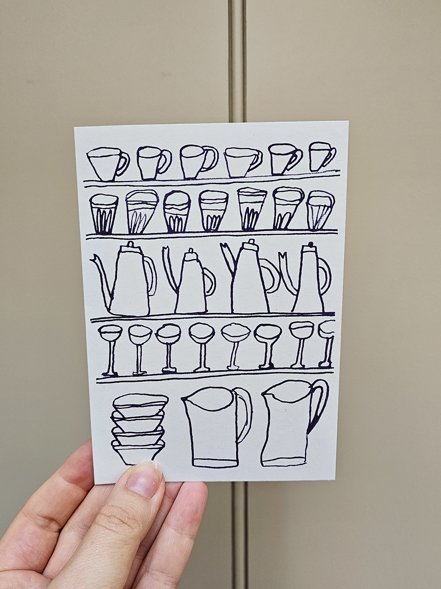 Cups & Jugs Card