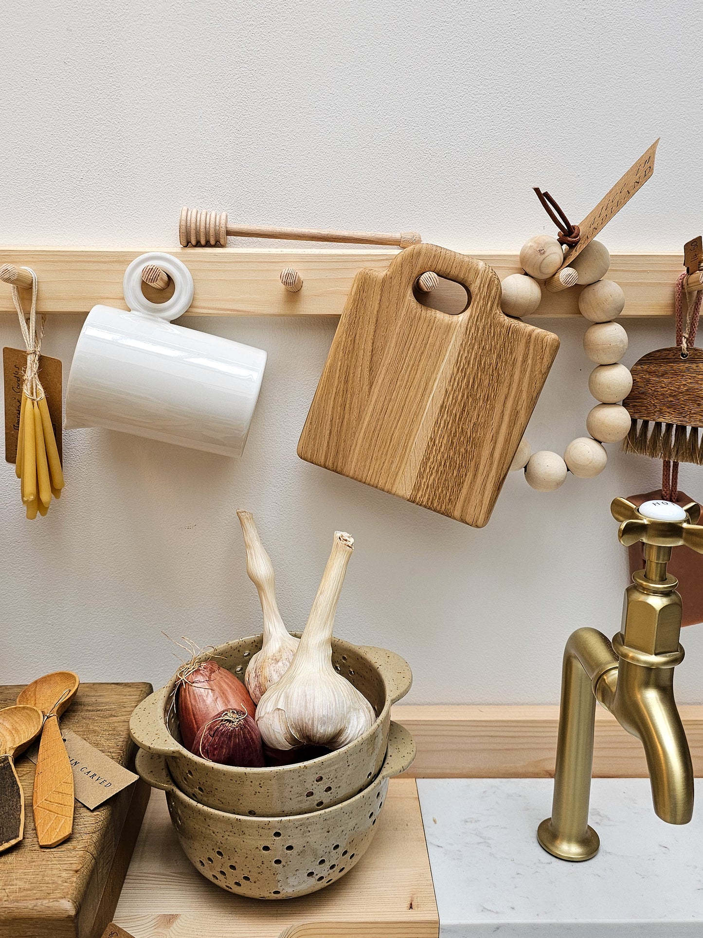 Wooden Honey Dipper