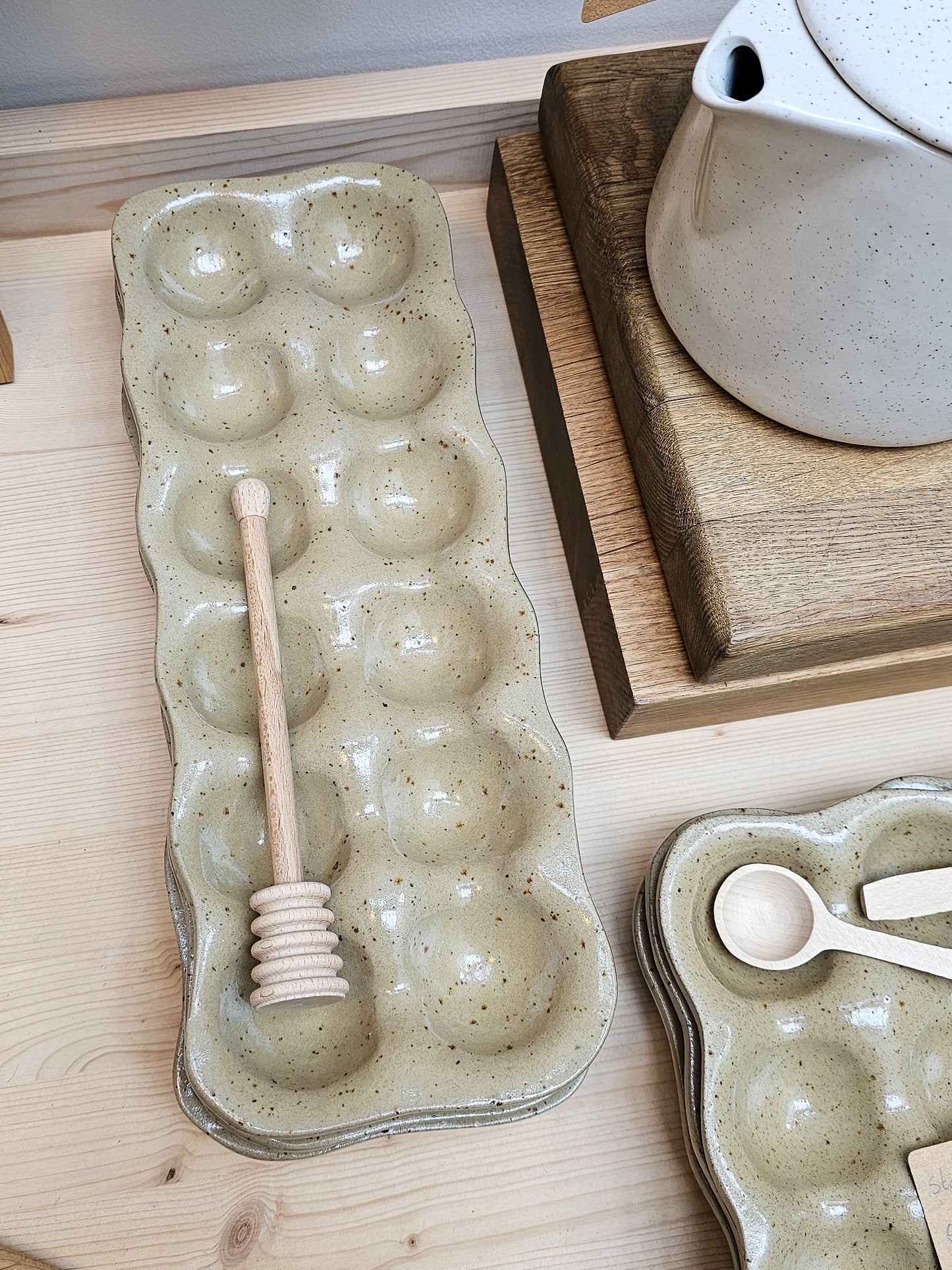 Wooden Honey Dipper