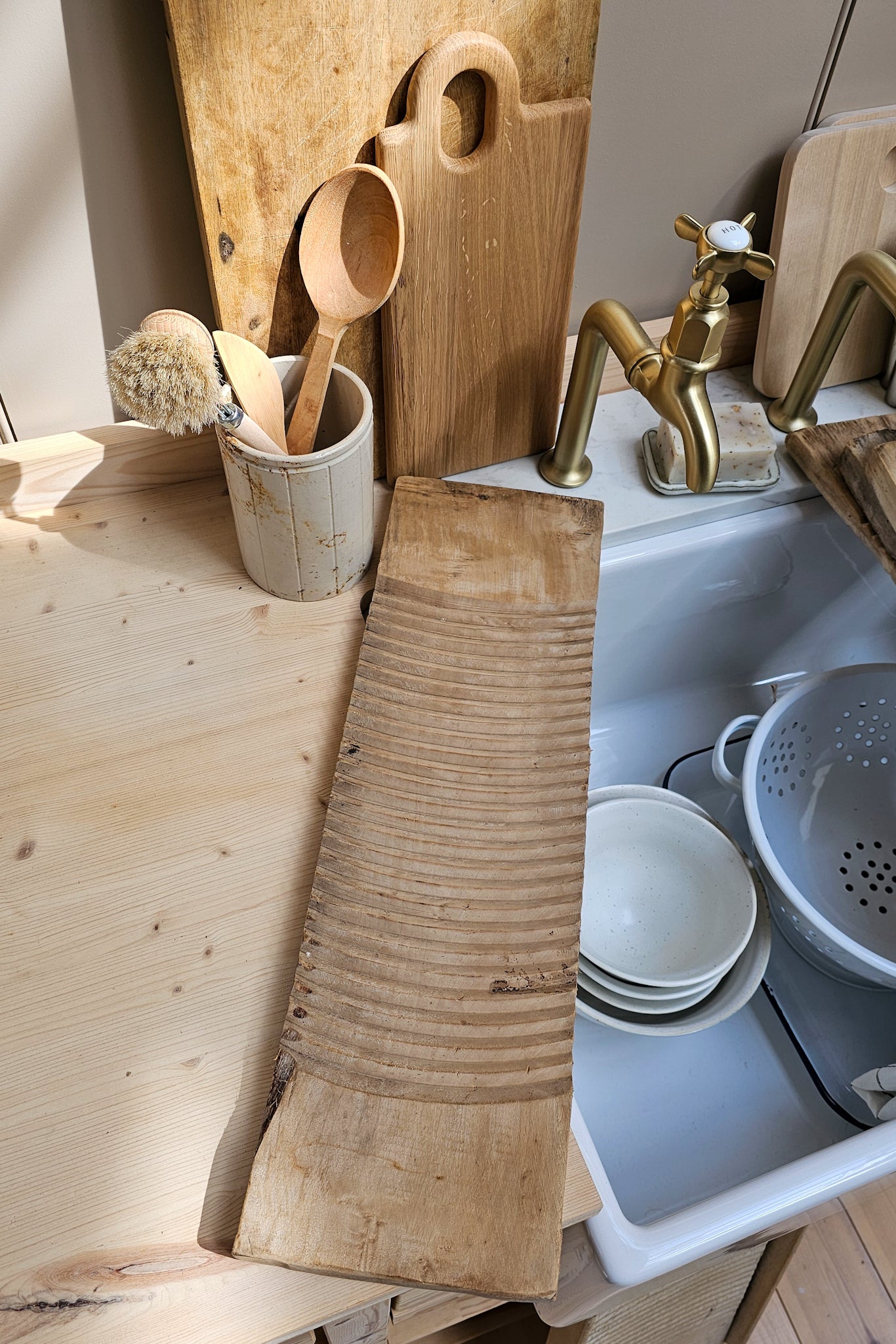 Vintage Wooden Washboard | Various