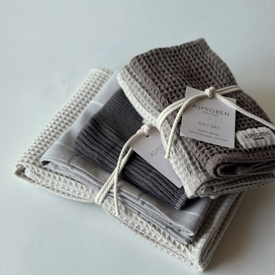 Knitted Dishcloth Set | Pepper