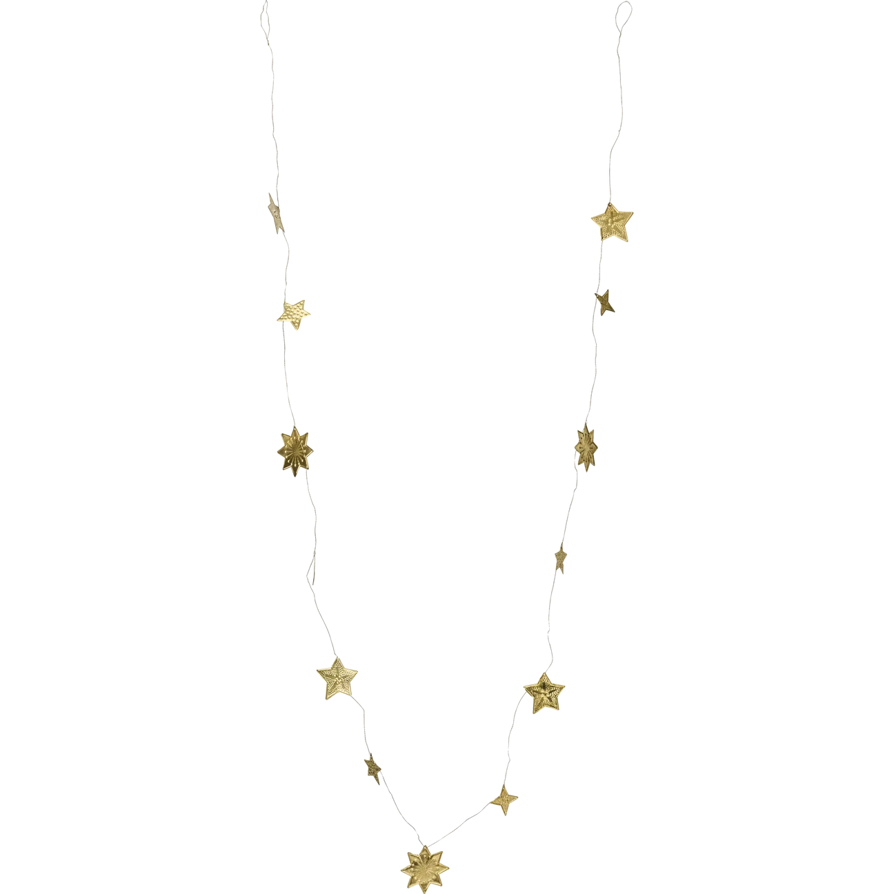 Embossed Star Garland