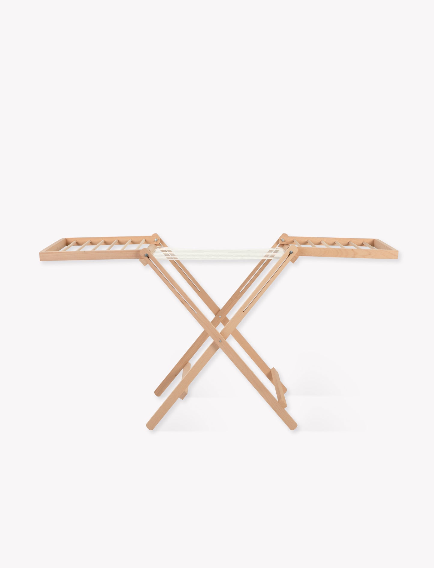 Product image Garden Trading Chalford Airer, made from raw Beech wood, displayed folded against a white background.