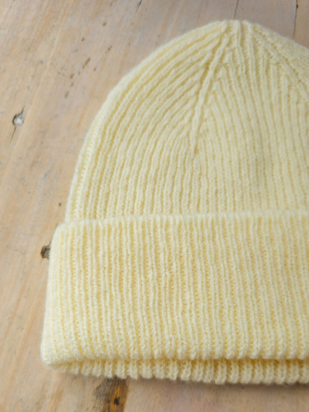 Heritage Wool Beanie | Ecru